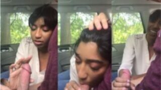 तमिल गर्ल ब्लोजॉब देती है रिच बॉयफ्रेंड को कार के अंदर